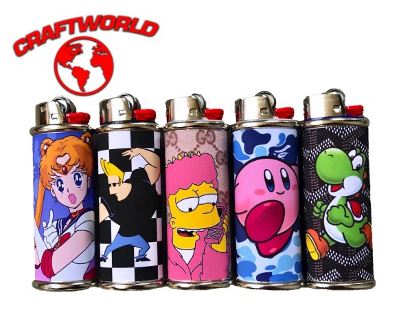 Разрисованная зажигалка