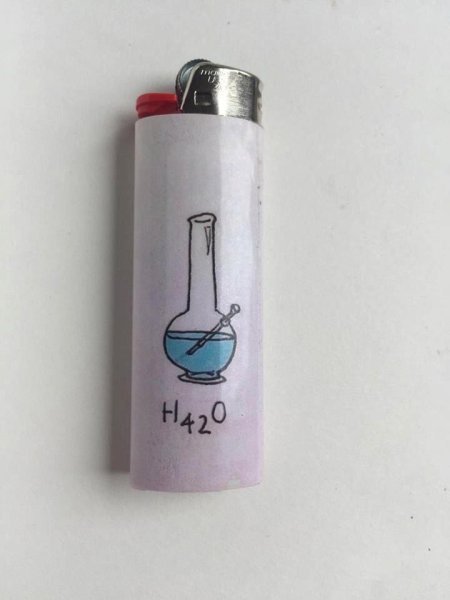 Расписанные зажигалки