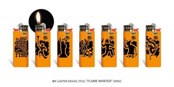 Разукрашенные зажигалки