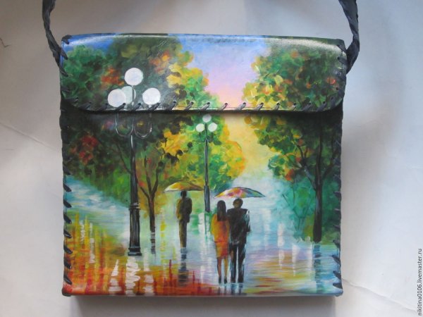 Сумка Разрисованная красками