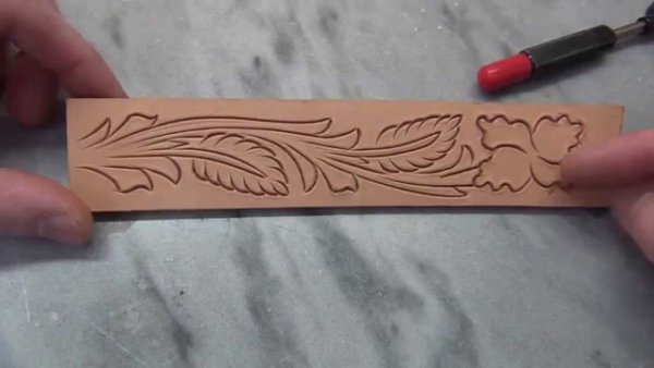 Простые узоры для тиснения на коже