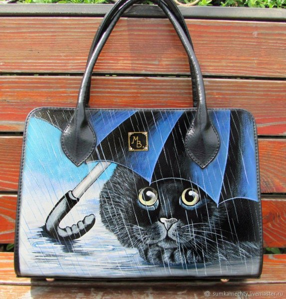 Роспись сумок акрилом
