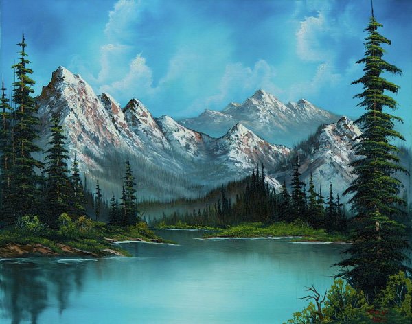 Bob Ross горы
