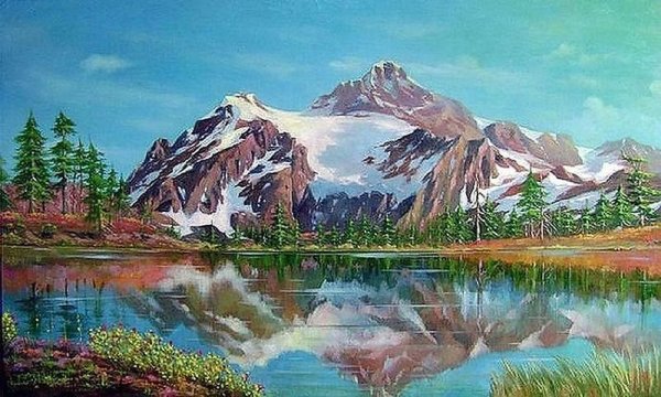 Олег горы живопись