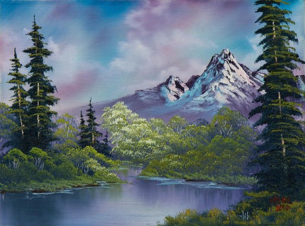 Американский художник Боб Росс