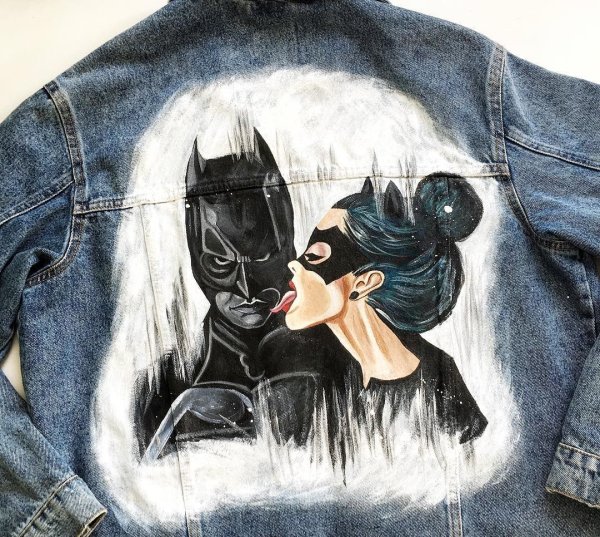 Эскизы на джинсовку