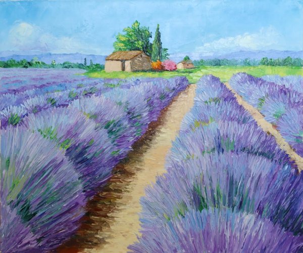 Картины Жан марка Жаньячика виноградник