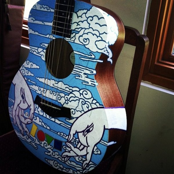 Электрогитара в японском стиле