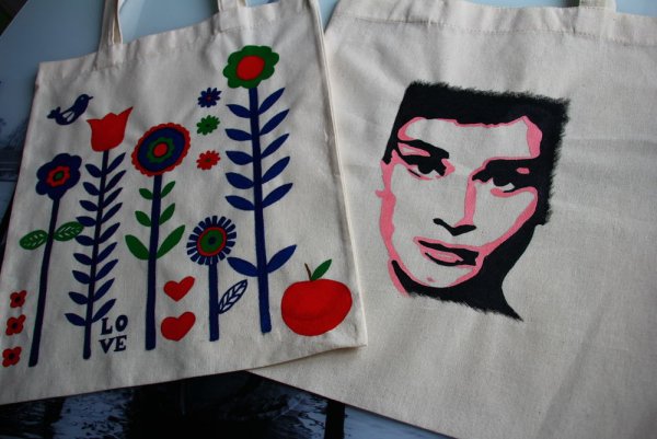 Разрисованные шоперы