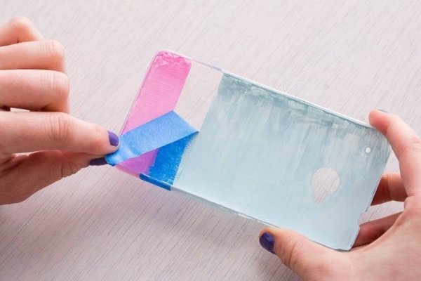 Украсить прозрачный чехол