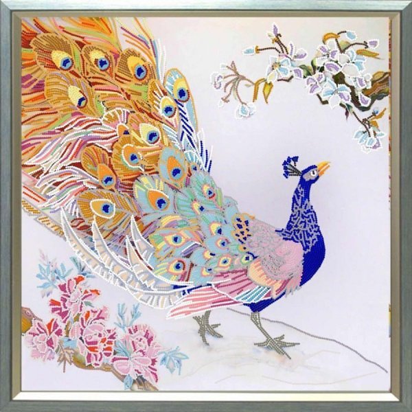 Батик птица Павлин