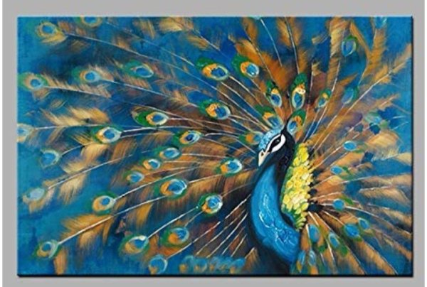 Интерьерная живопись Павлин