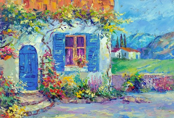 Яркие картины Натальи Ширяевой пейзаж