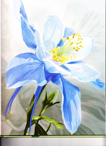 Цветы акрилом