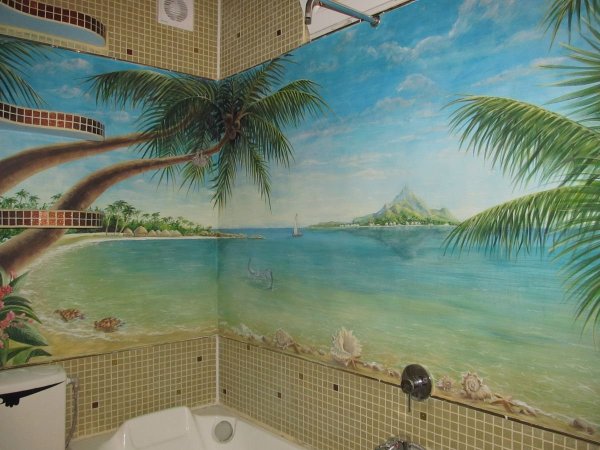 Флюид арт жидкий акрил техника