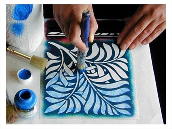 Трафаретная роспись