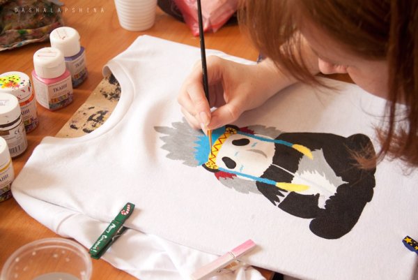 Мастер класс рисование на футболках