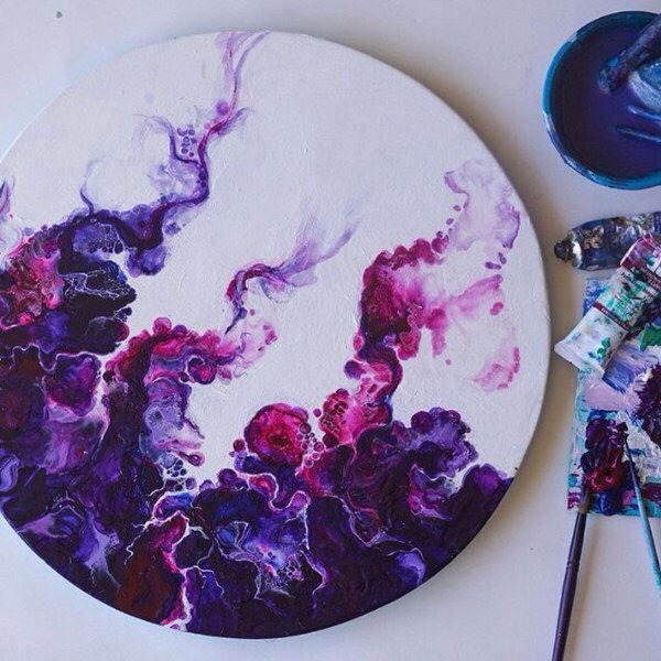 Способы рисования акрилом