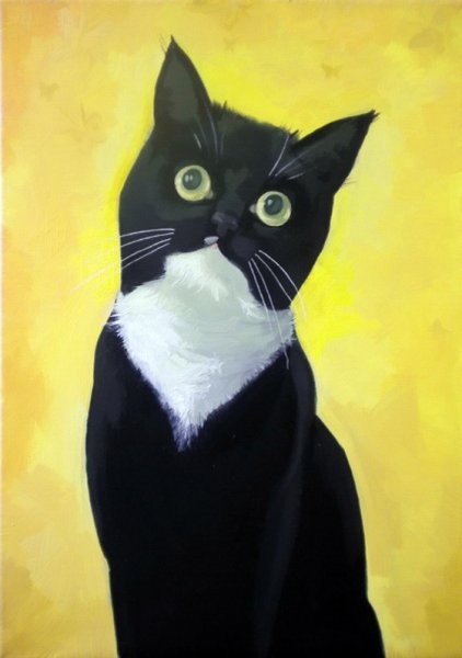 Художник Алан Албегов кошки