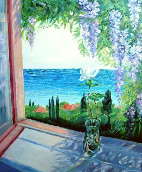 Нарисовать окно