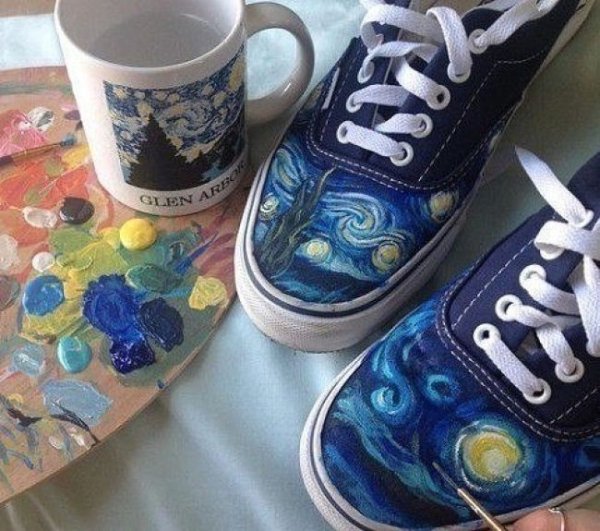 Разрисованные кеды