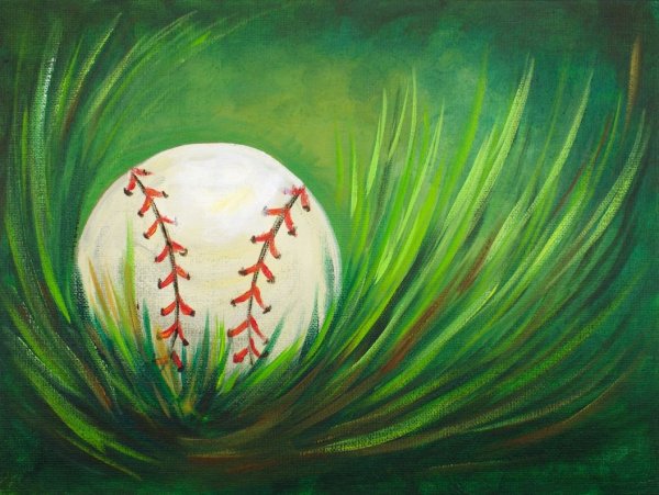 In grass картина