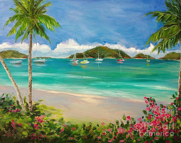 Пляжные пейзажи маслом