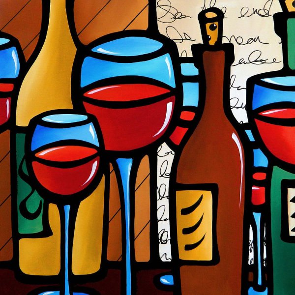 Стилизованная бутылка