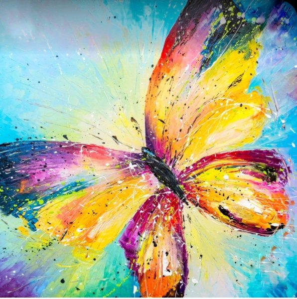 Бабочка абстракционизм