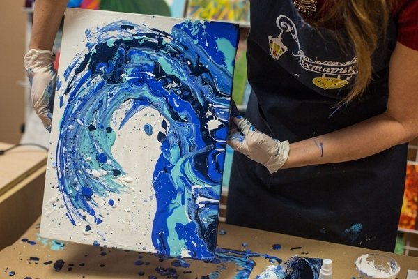 Флюид арт жидкий акрил мастер класс