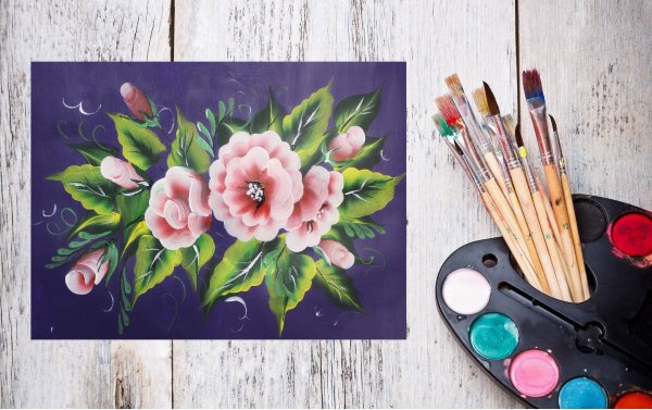 Мастер класс по рисованию гуашью