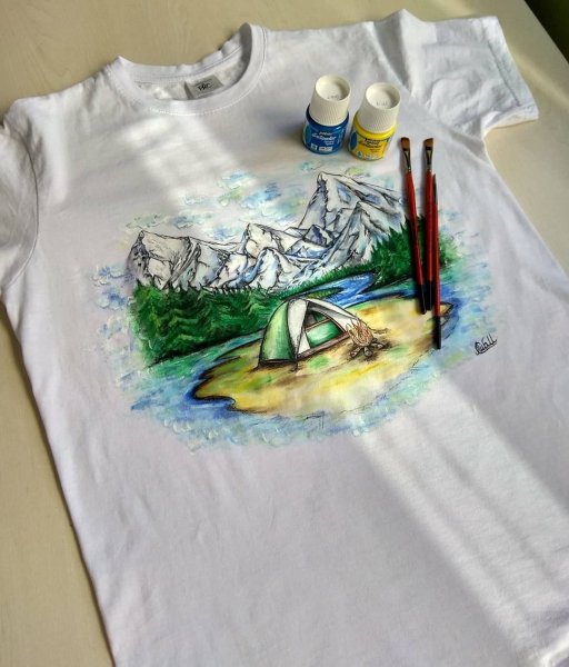 Краски для рисования на одежде