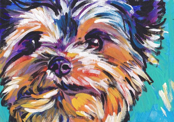 Алмазная живопись Йоркширский терьер