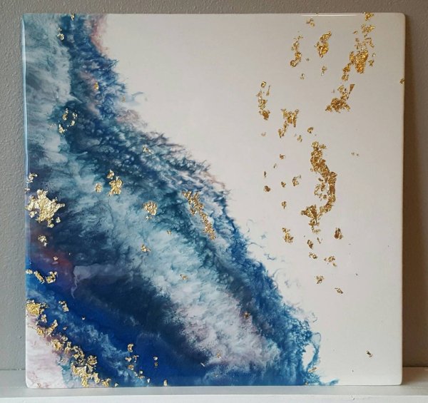 Картина акрил поталь морская