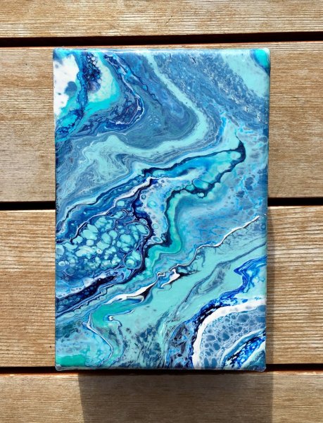 Флюид арт техника