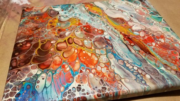 Акриловая техника рисования