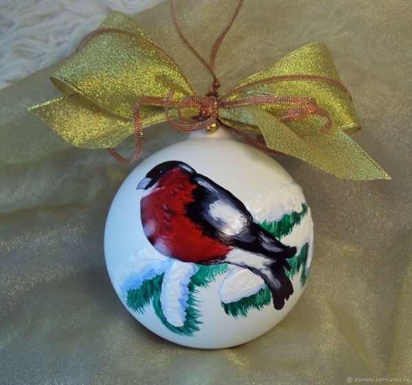 Расписные елочные игрушки