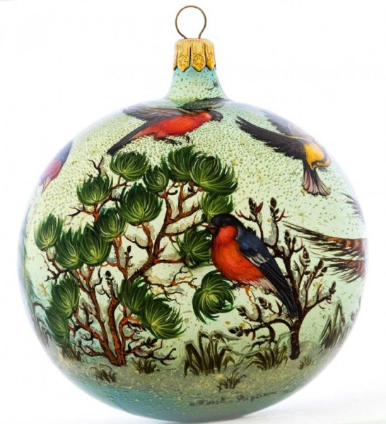 Роспись елочных игрушек