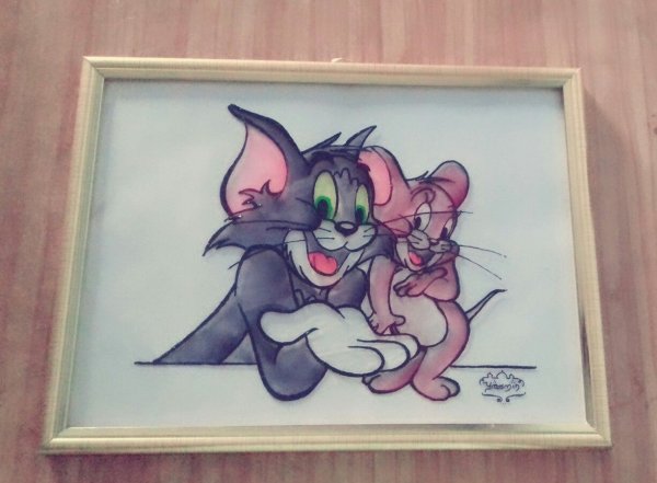Том и Джерри на холсте