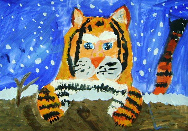 Рисунки гуашью