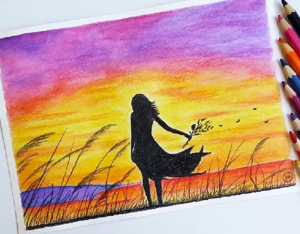 Рисунки для срисовки красками