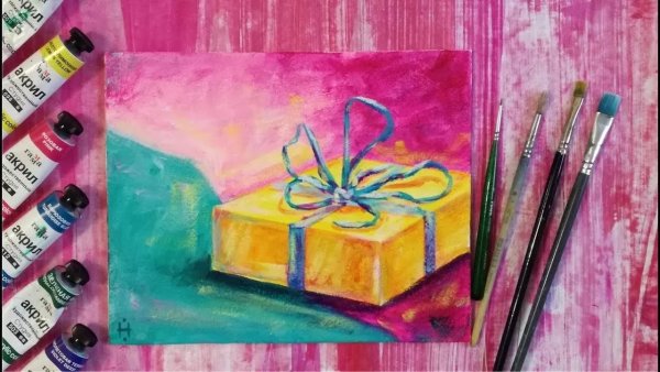 Красками для начинающих