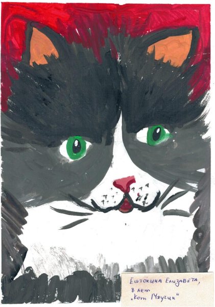 Коты гуашью