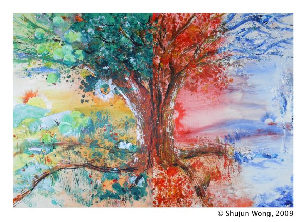 Четыре времени года живопись