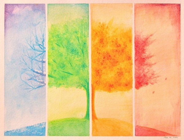 Акварельный фон