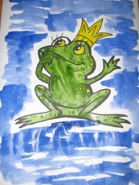 Рисование Царевна лягушка