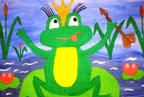 Детские рисунки к сказкам