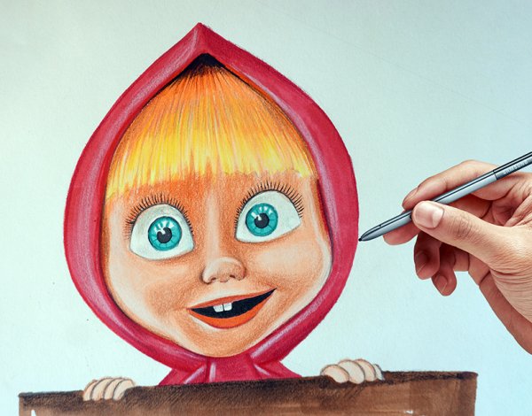 Детские рисунки к сказкам