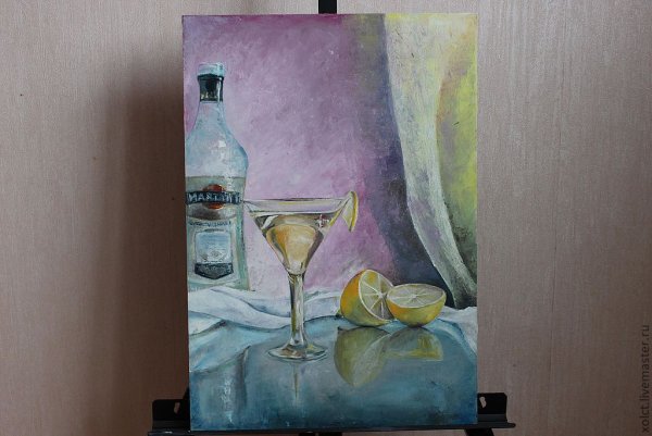 Картина акрилом на кухню