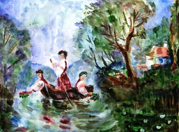 Ивана Купала акварель